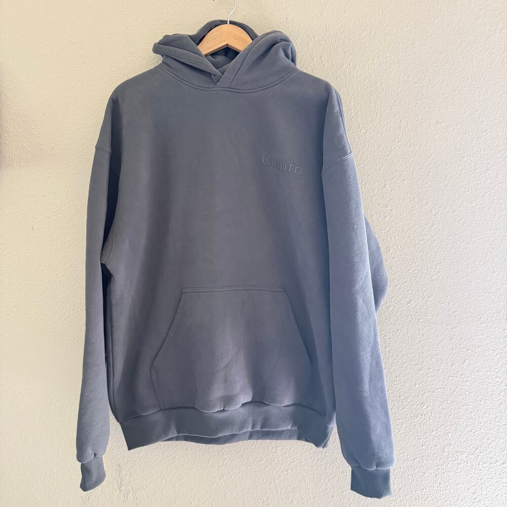 Comfrt Minimalist Hoodie Mega in Steel Grey